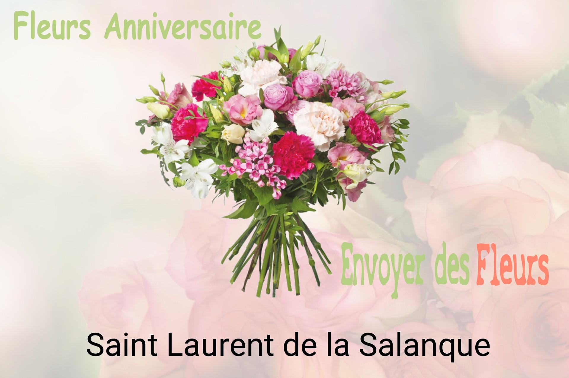 Bouquet de fleurs d’anniversaire livré à Saint-Laurent-de-la-Salanque